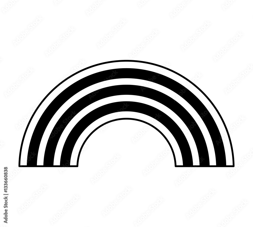 cute rainbow isolated icon vector illustration design cute rainbow isolated icon vector illustration design