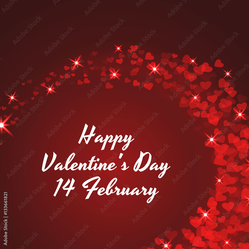 Valentine s Day. Vector, celebratory background. Valentine s Day. Vector, celebratory background.