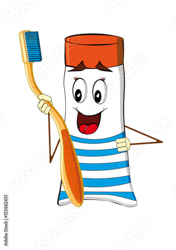 toothbrush and toothpaste for a prevention dental care