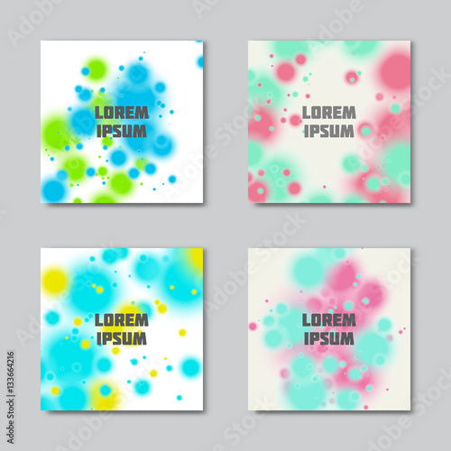 Set of modern vector backgrounds patterns for abstract, banners, cards, flyers, poster, cover design, Summer party, spring sales, night club invitations, cosmetic tags