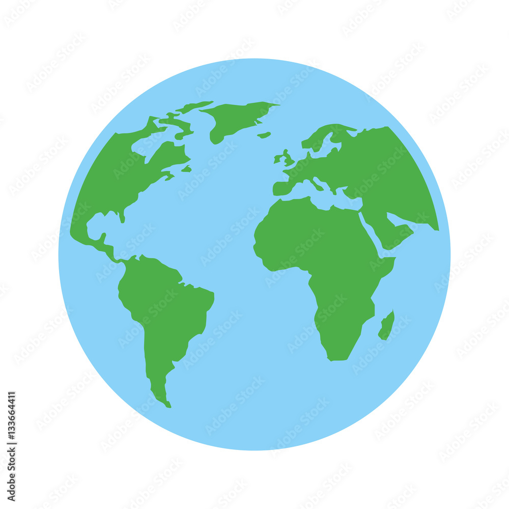 world planet earth icon vector illustration design