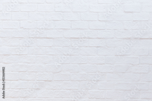  white brick wall texture for background