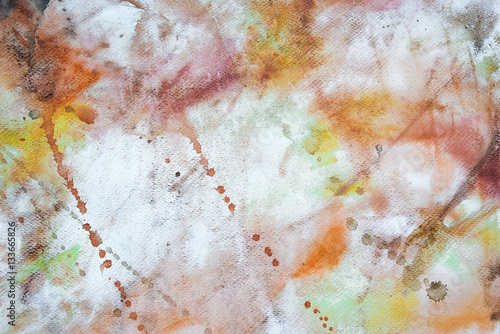 background of warm watercolor abstract painting 