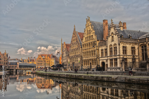 Sunset in Ghent