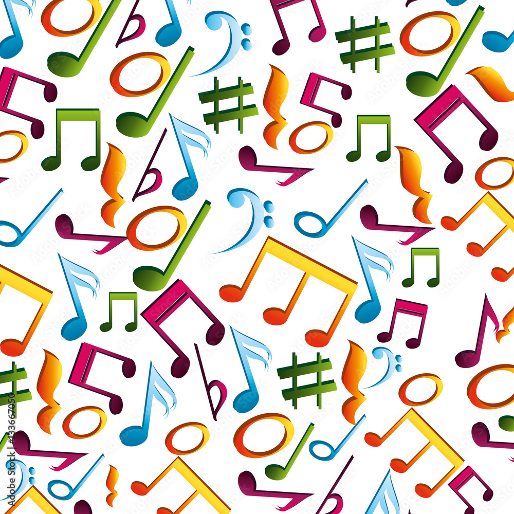 music notes isolated icon vector illustration design music notes isolated icon vector illustration design