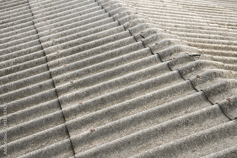 Close up asbestos roof texture background. Close up asbestos roof texture background.