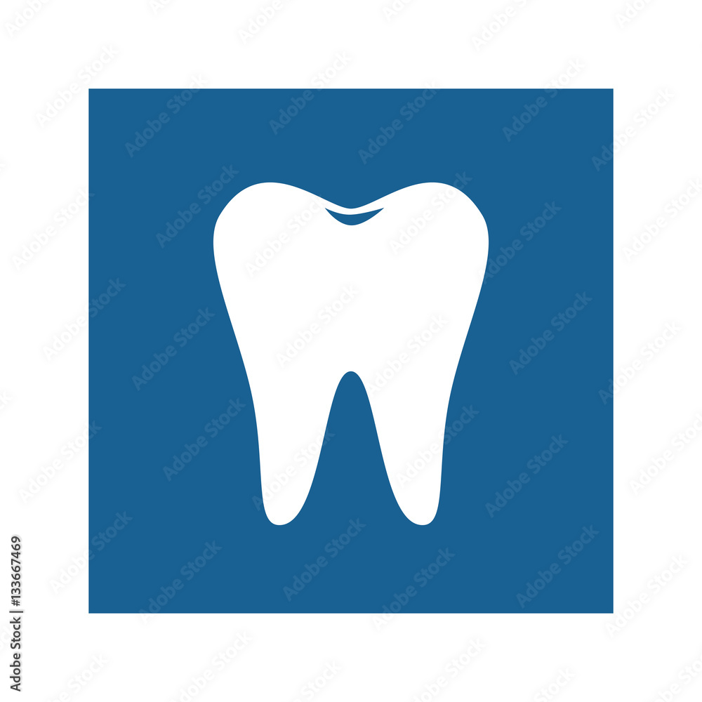 teeth dental care isolated icon vector illustration design