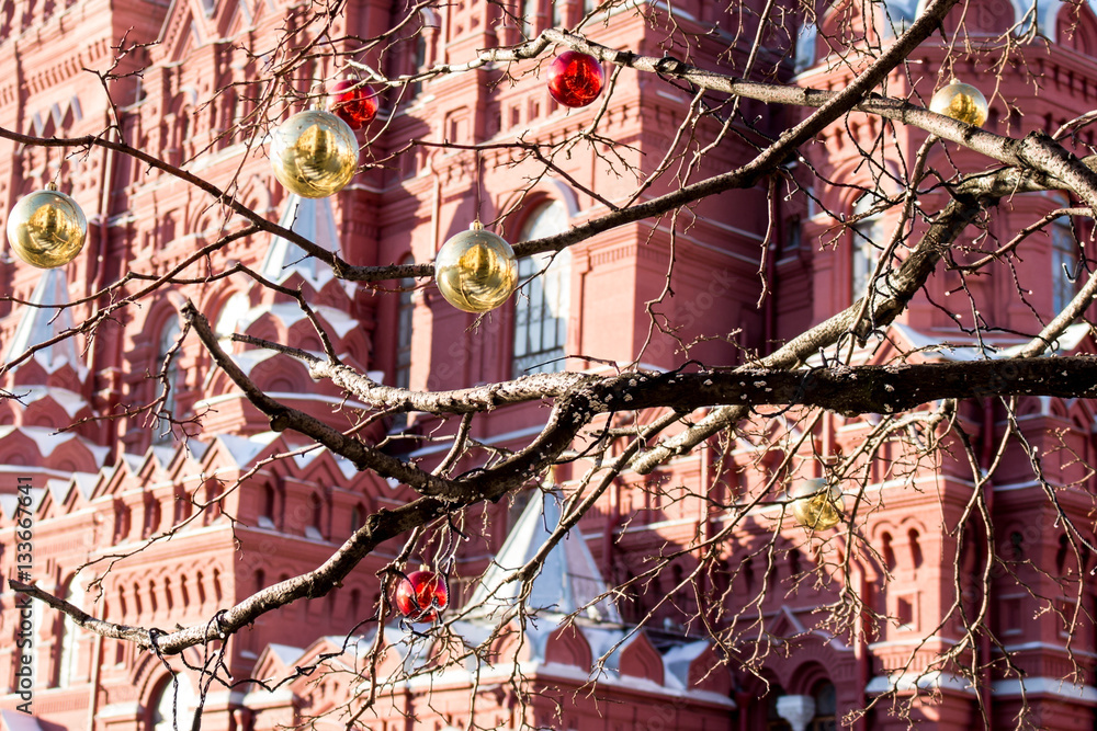 New year and Christmas in Moscow