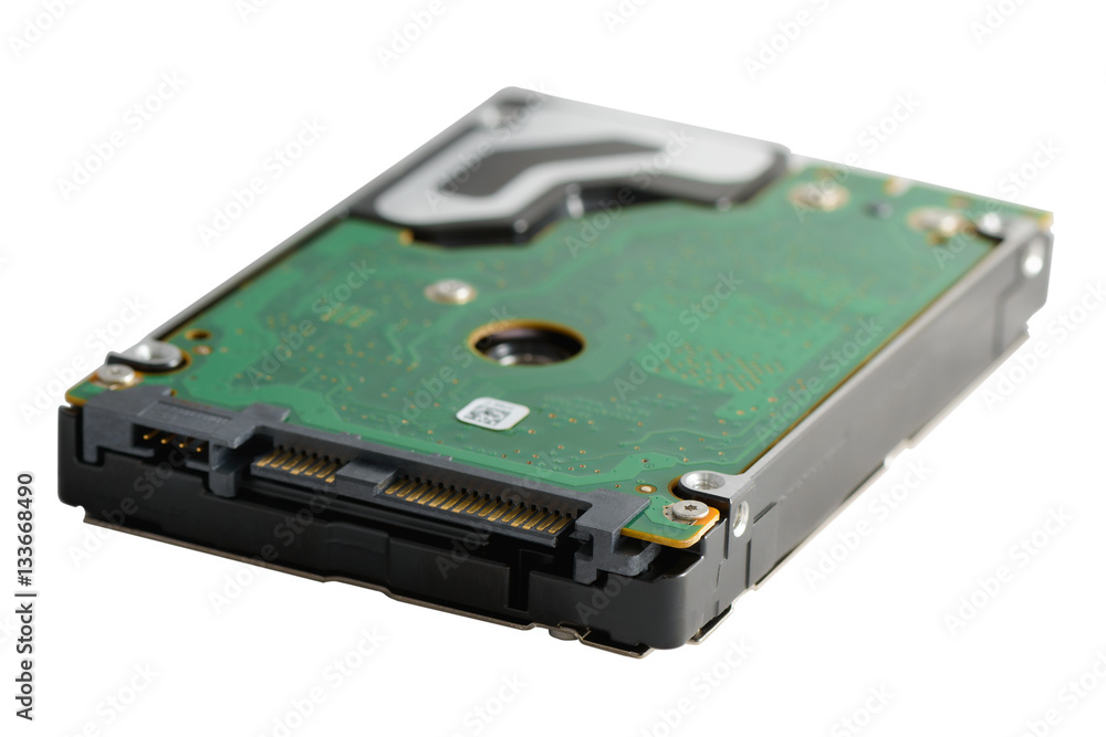 computer hard disc on a white background computer hard disc on a white background