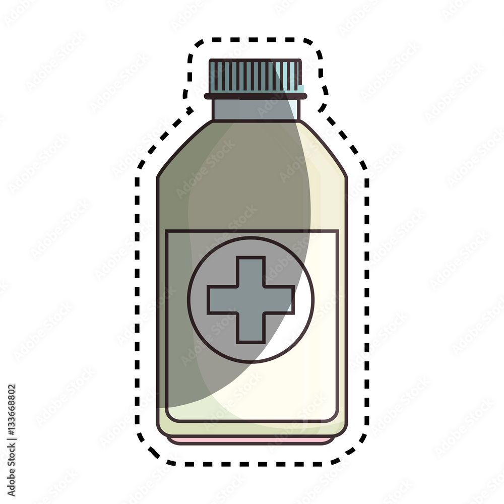 medicine bottle isolated icon vector illustration design medicine bottle isolated icon vector illustration design