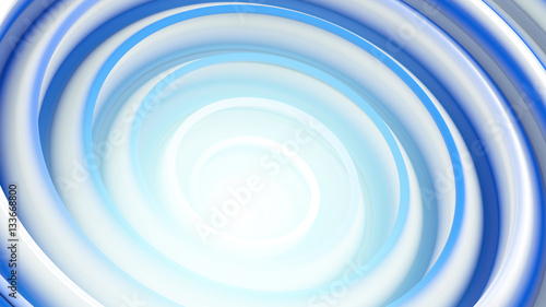 Spiral 3D shape abstract background