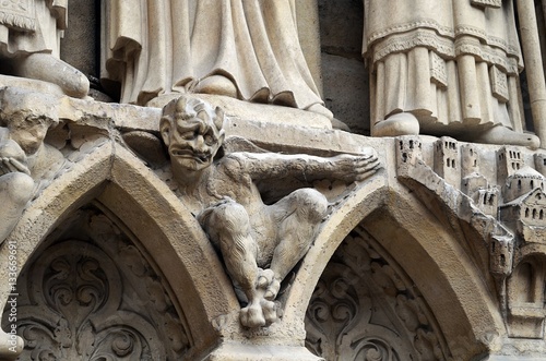 The cathedral Notre Dame in Paris