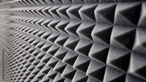 sound absorbing materials. microfiber insulation of noise in music Studio, sound insulation