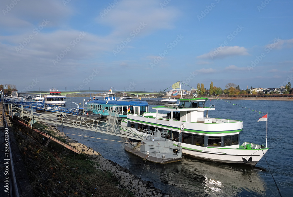 Fototapeta premium Bonn am Rheinufer