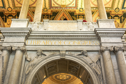 Library of Congress in Washington DC photo