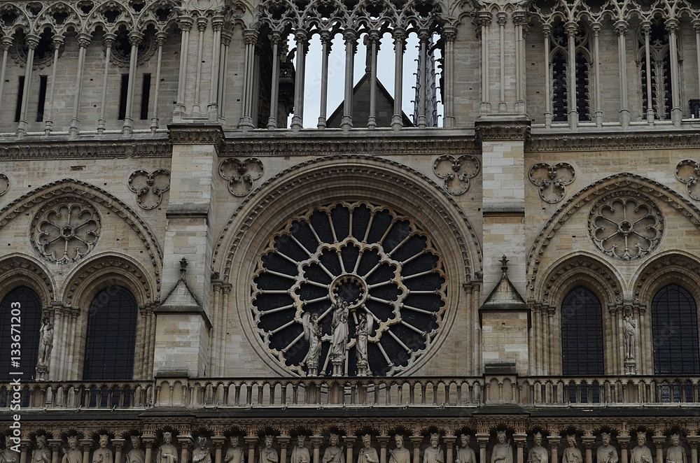 The cathedral Notre Dame in Paris