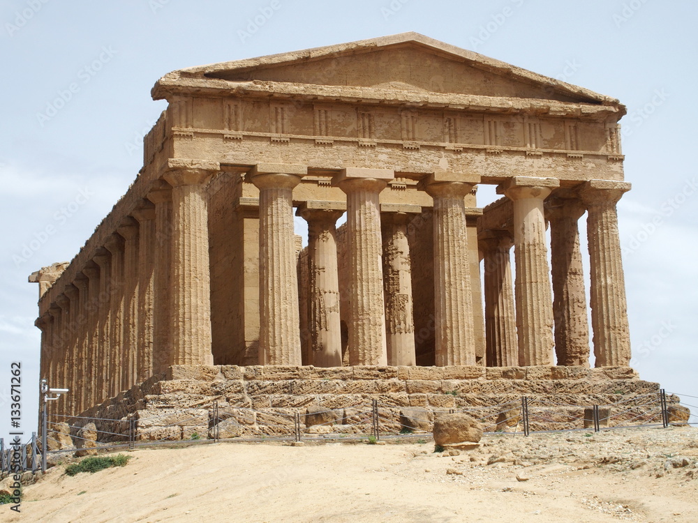 Ancient greek temple of Concordia in Agrigento