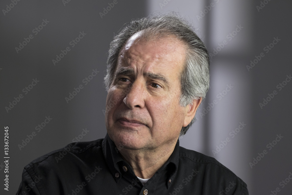 Obraz premium Portrait of an unhappy senior aged man 