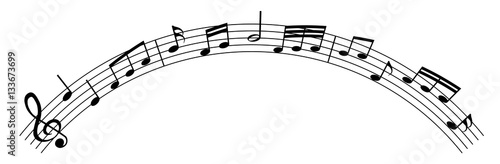 Musik, Musiknoten, Melodie
