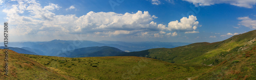 Panorama Carpathian mountains © kaa_bregel