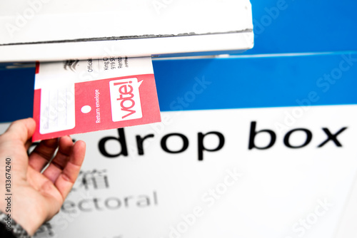 Dropping Vote in drop box