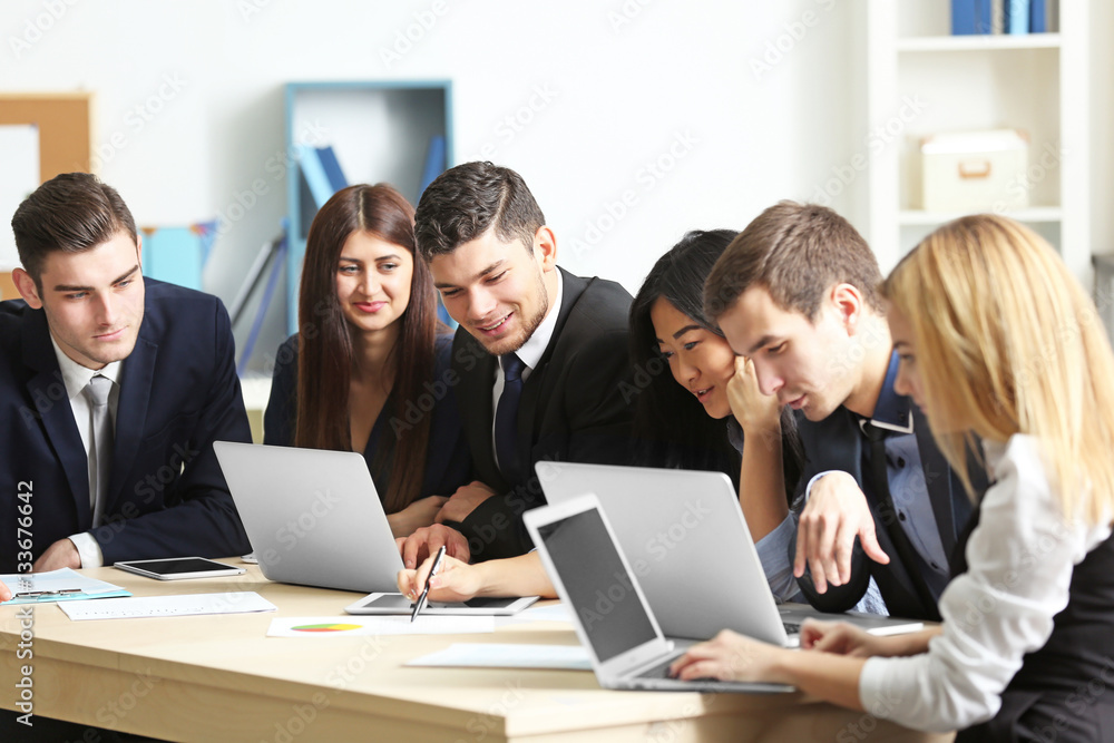 Business people working in conference room Business people working in conference room