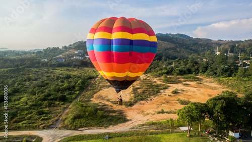 you can fly away in the sky with hot air balloon.Hot air balloons are something special in comparison to other forms of flight.As the balloon rises