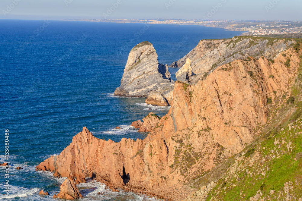 Vista do Cabo da Roca em Portugal