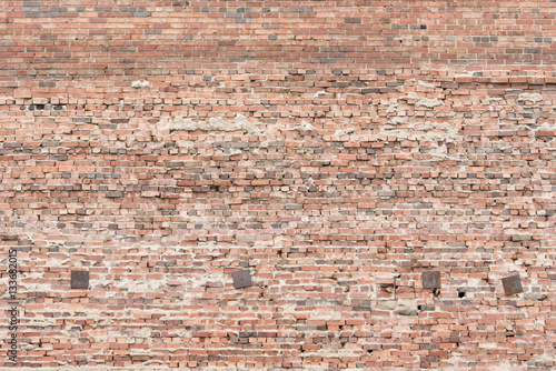 Brick Wall with Textural Detail at Base