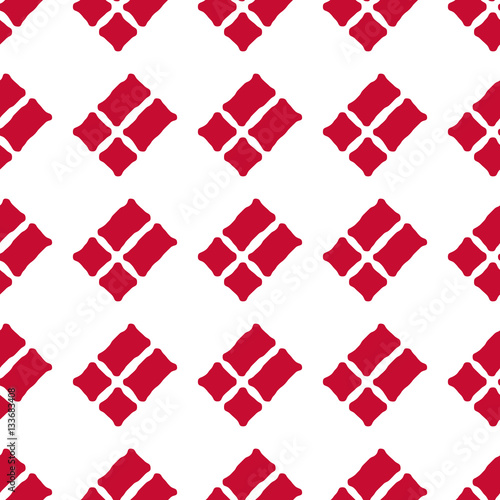 Danish flag seamless pattern