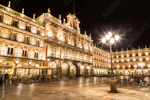 Fototapeta Naklejka Na Ścianę i Meble -  Plaza Mayor  in Salamanca
