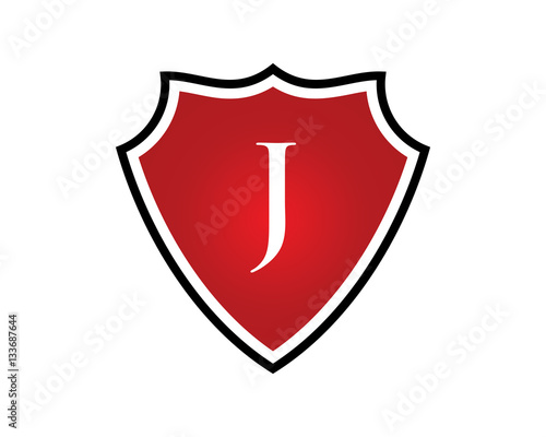 Free Download J Letter Shield Logo - GFXLoad