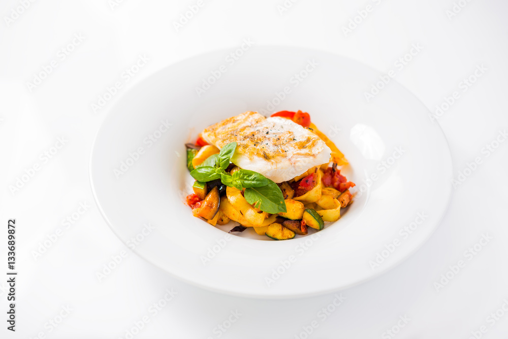 Salmon with pasta Salmon with pasta