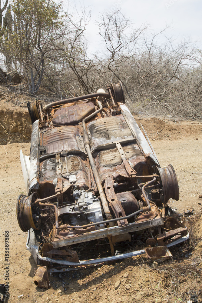 Obraz premium Autounfall