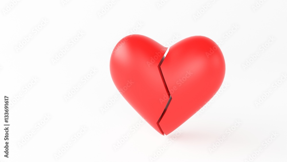 break heart red break heart red