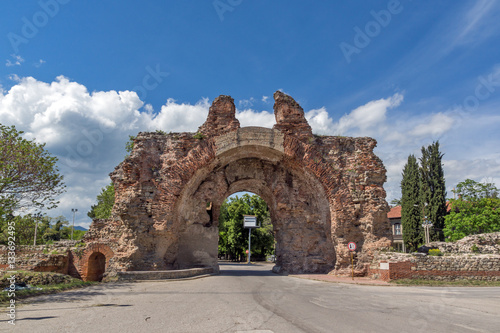 The South gate - The Camels of ancient roman fortifications in Diocletianopolis, town of Hisarya, Plovdiv Region, Bulgaria