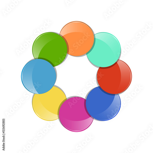 color circle Vector © chekky