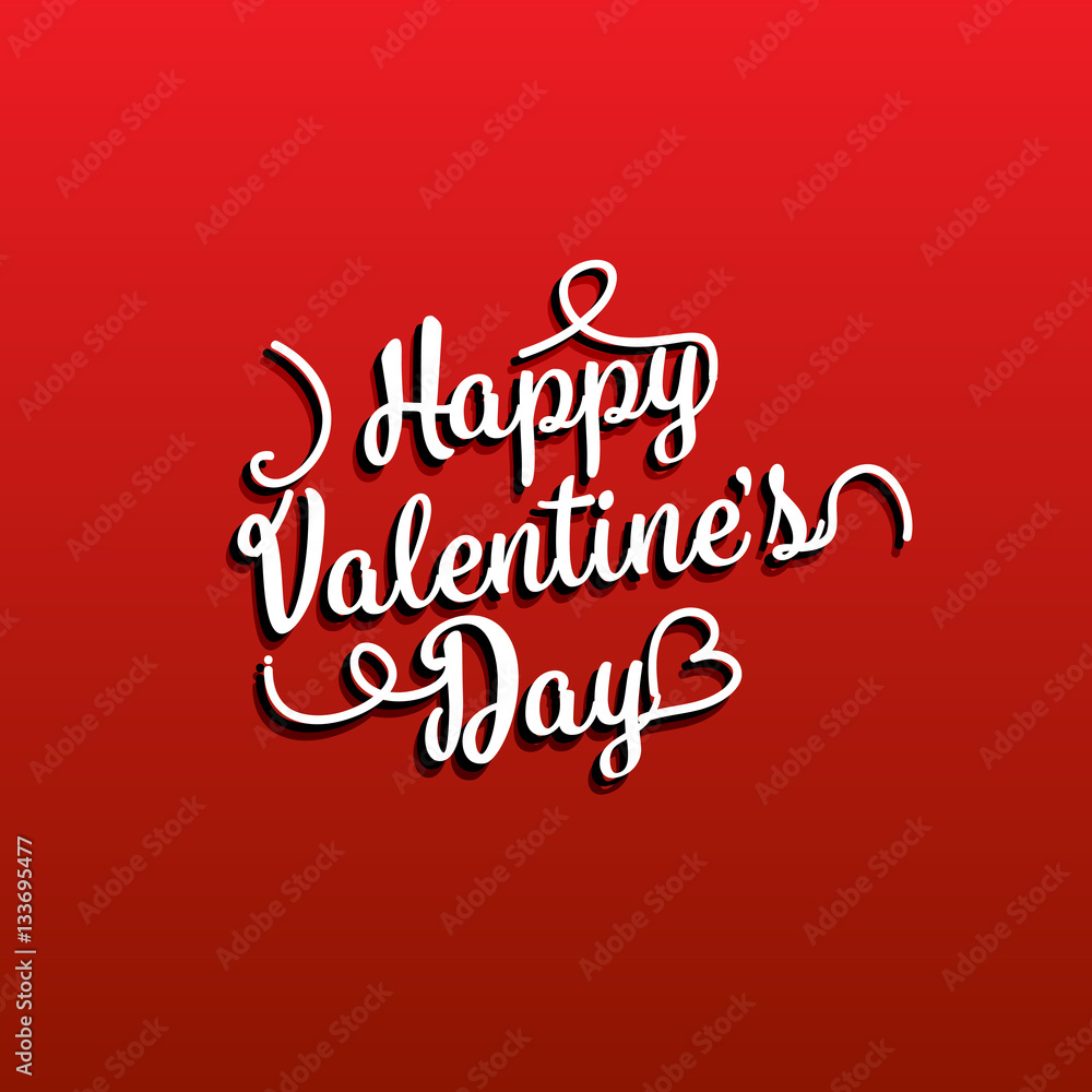 Naklejka premium valentine's day