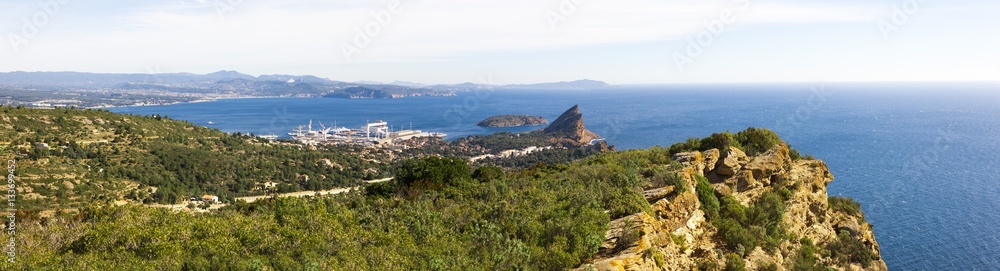 Fototapeta premium Panorama de la Ciotat