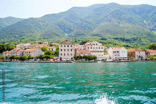 The beautiful Bay of Kotor in Montenegro.