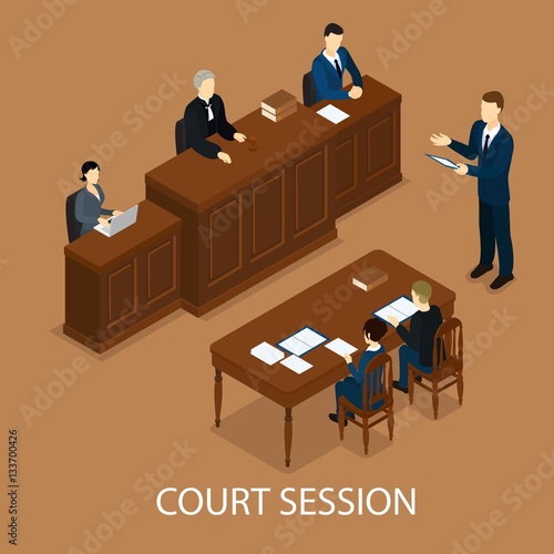 Isometric Judicial Session Concept