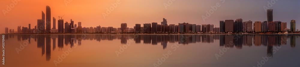 Fototapeta premium Abu Dhabi Skyline