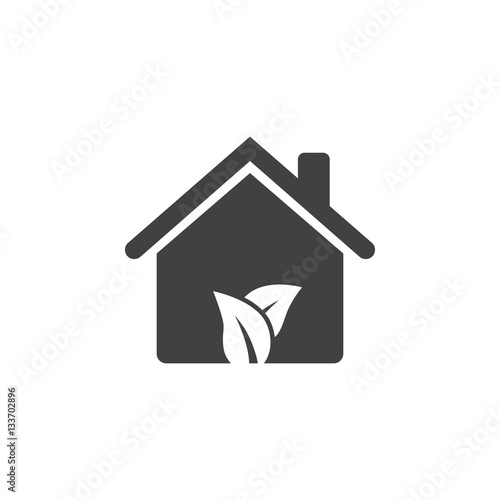 Bio green house icon