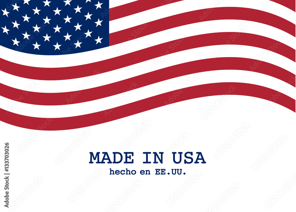 Vector USA flag marketing and production design Vector USA flag marketing and production design