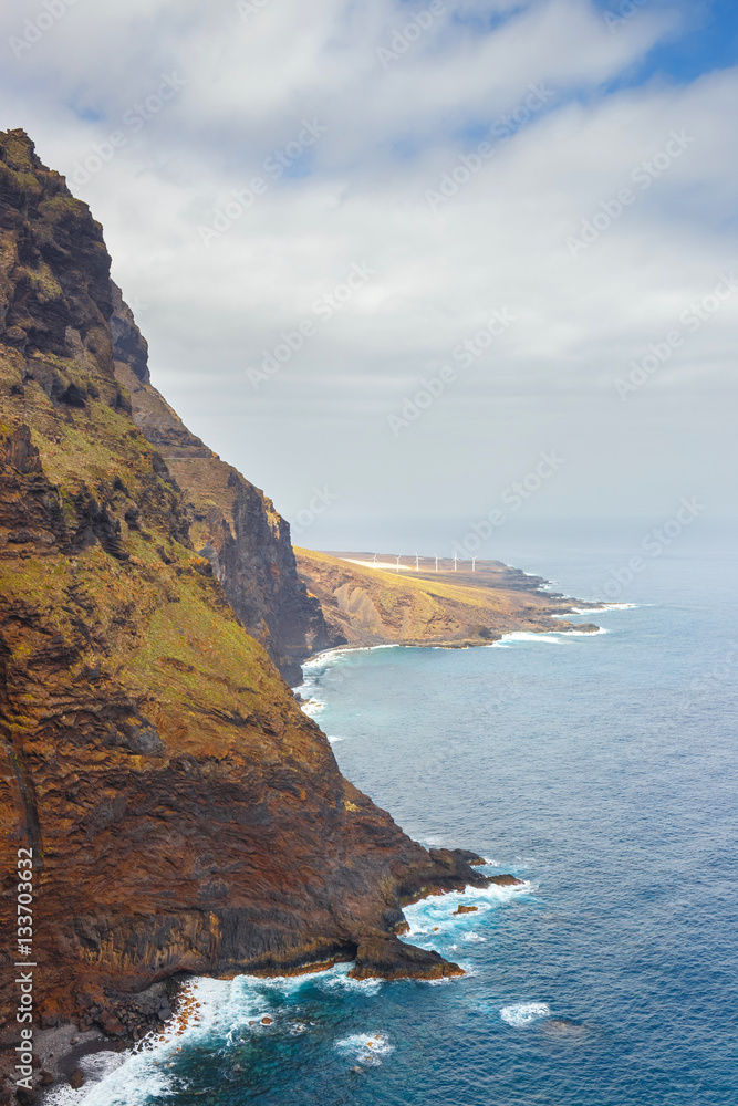 coast of Tenerife near Punto Teno Lighthouse, Canary Islands, Spain