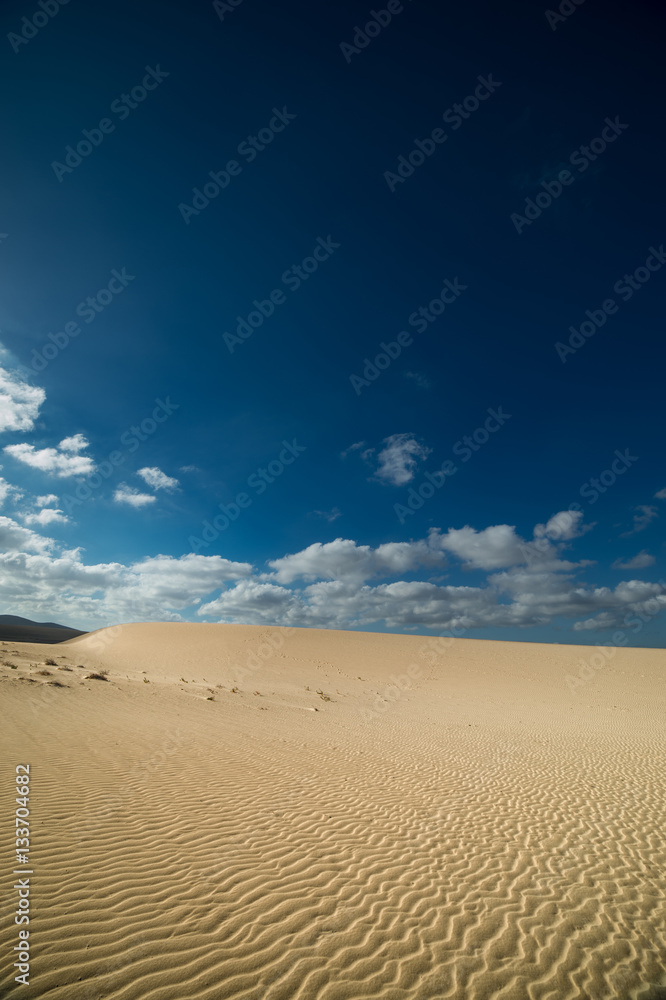 Sand dunes in Fuerteventura