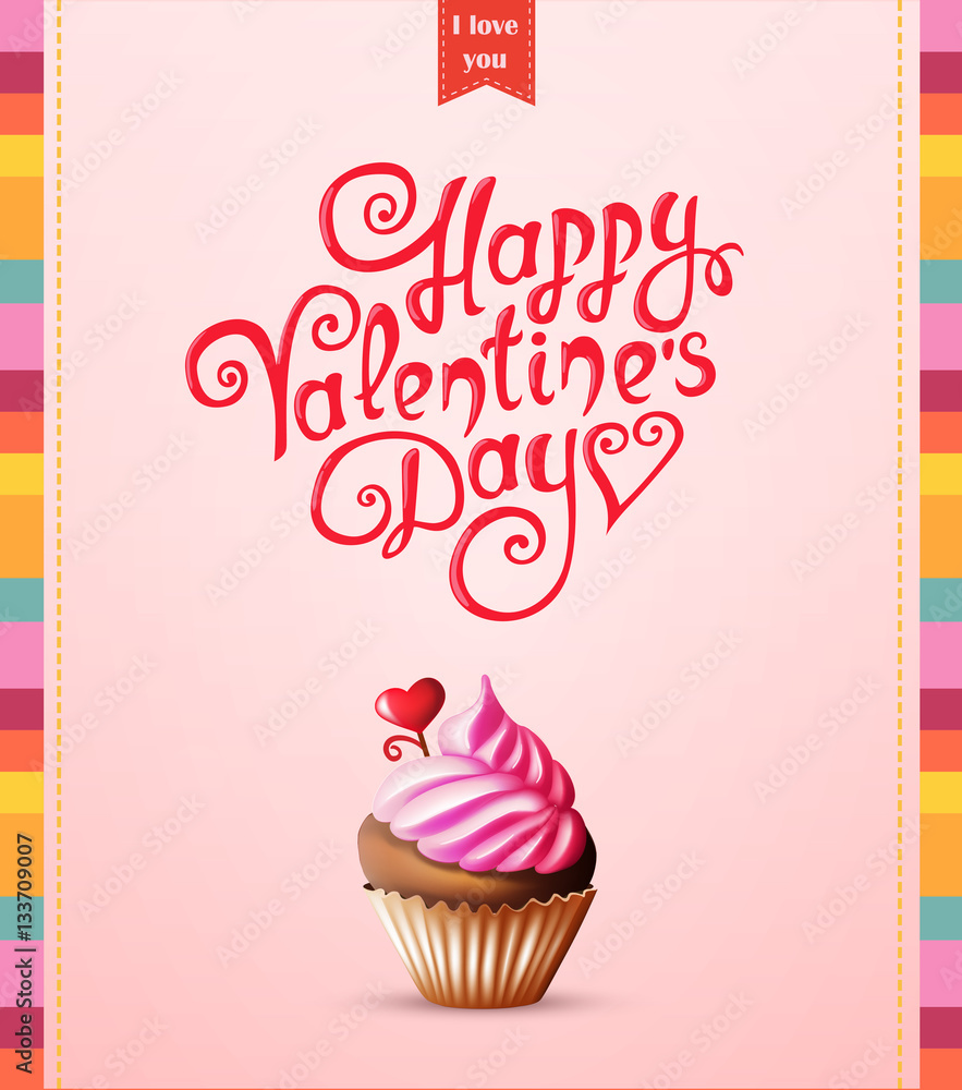 valentine's day card with text valentine's day card with text