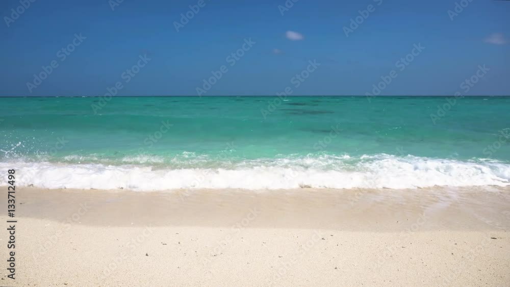 Beach, sea, sand,wave. Tropical beach, blue sky, clouds. Seascape ocean and beautiful beach paradise.Philippines 4K video Travel concept Beach, sea, sand,wave. Tropical beach, blue sky, clouds. Seascape ocean and beautiful beach paradise.Philippines 4K video Travel concept