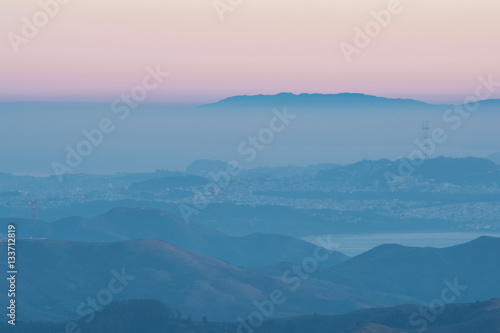 Mount Tamalpais Sunset © tsai