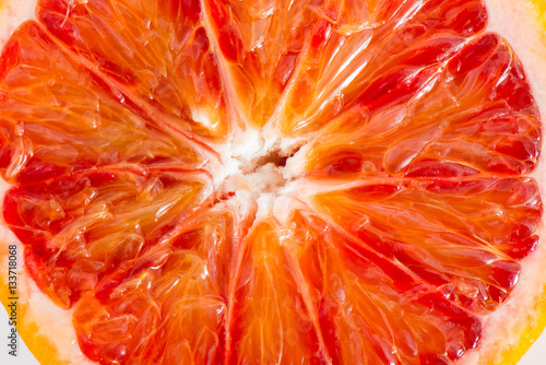 Cross section of a blood orange © photographyfirm